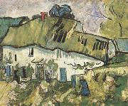 Farmhouse with Two Figures (nn04) Vincent Van Gogh